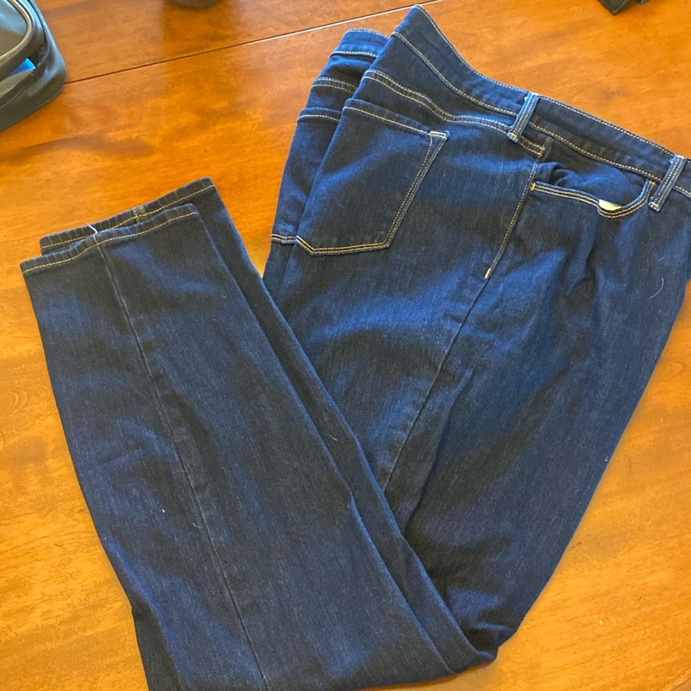 Old Navy 16 Long High Rise Straight Jeans